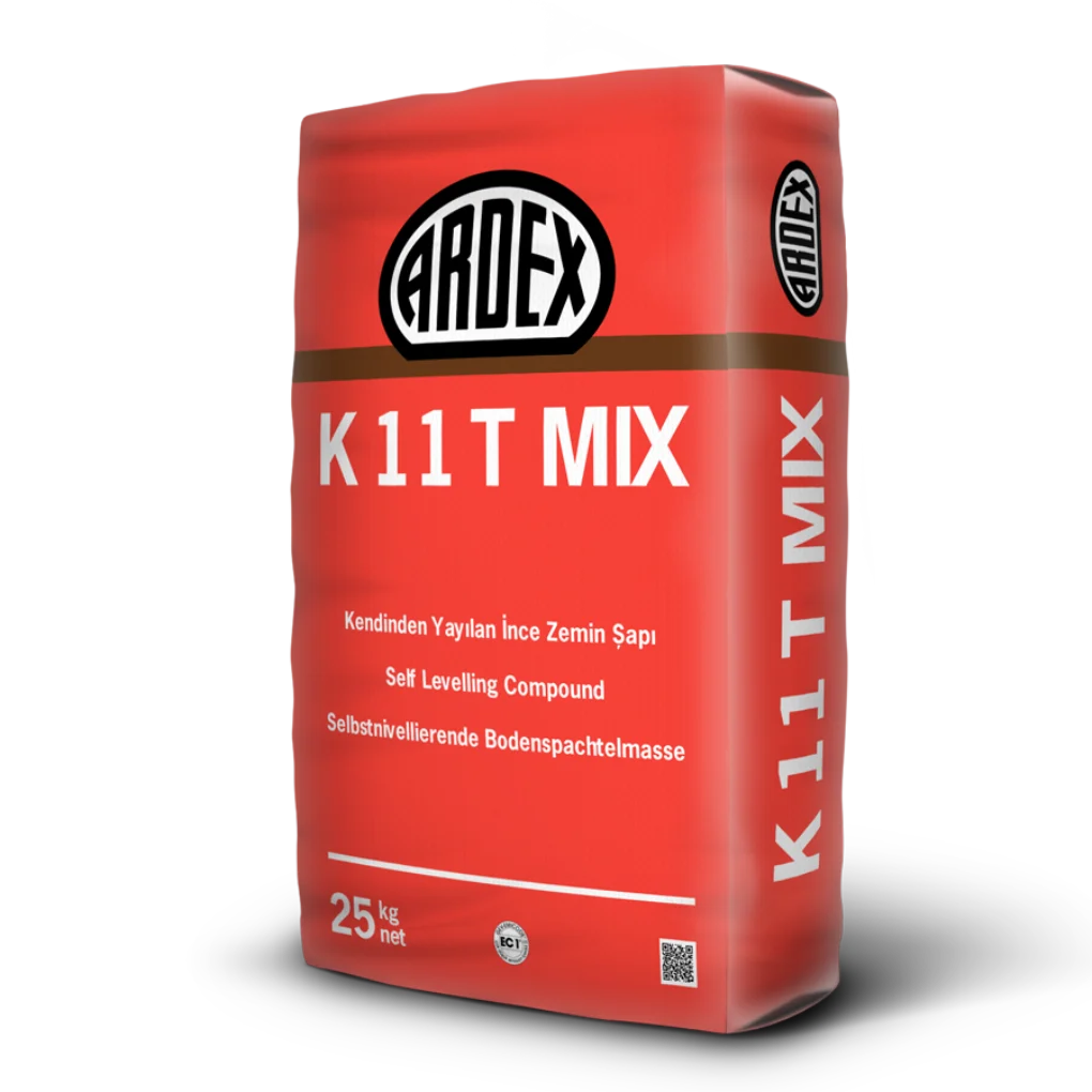 ARDEX K 11 T MIX — Kendinden Yayılan İnce Zemin Şapı