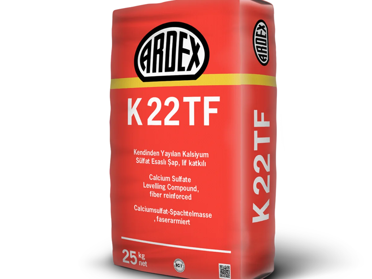 ARDEX K 22 TF — Kalsiyum Sülfat Esaslı Kendinden Yayılan Şap