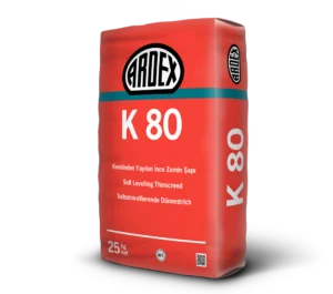 ARDEX K 80 Kendinden Yayılan İnce Zemin Şapı Ambalajı