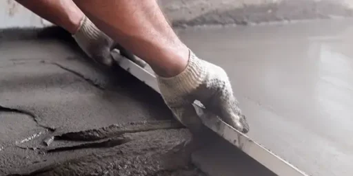 Master craftsman specializing in leveling with ARDEX self-leveling screed.